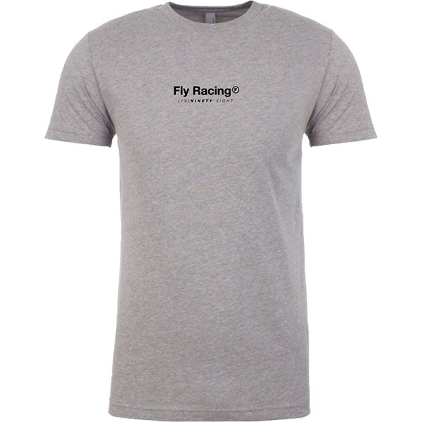 Studio photo on a white background of Fly Racing Fly Lost Tee (Youth); showing tee fit, printed graphics, and crew neckline; SKU 354-0322YS