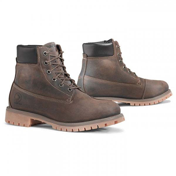 Product image of forma elite boots brown motocross boots showing design and colorway | Available at BTO Sports