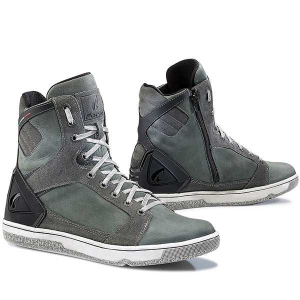 Product image of forma hyper boot gray motocross boots showing design and colorway | Available at BTO Sports