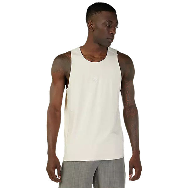 Professional studio photo of Fox Racing Rep Tank Top; showing sleeveless cut, hem shape, and printed or woven branding; SKU 29083-001-S; Sizes: S-2XL