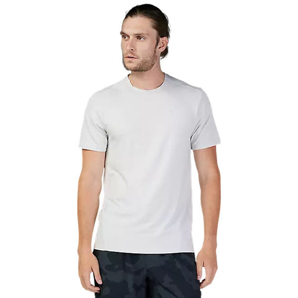 Professional studio photo of Fox Racing Rep Tee; showing tee fit, printed graphics, and crew neckline; SKU 29081-001-S; Colors: SM, MD, LG, XL and more