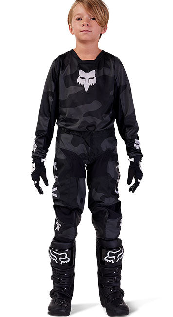 thumbnail image 2 of Fox Racing Youth 180 Bnkr Motocross Jersey - Moisture Wicking, Mesh Vents, Drop Tail, For Boys Dirt Bike Riding 2 of 11