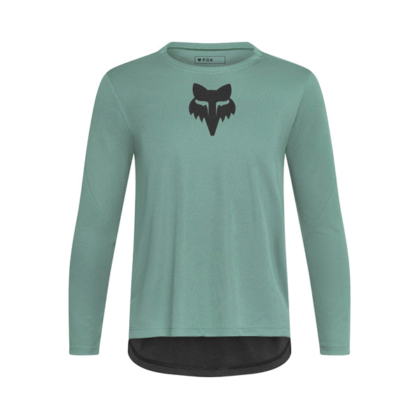 Product image of Fox Racing - Ranger Fox Head Long Sleeve Jersey (MTB) (Youth) SKU:33448-391-YS | Designed for Mountain Bike, BMX and E-Bike riders | Available at BTO Sports