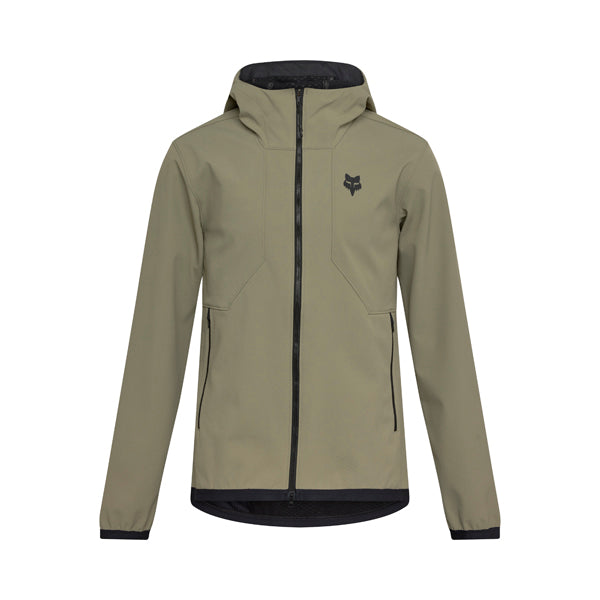 Fox Racing Ranger Fire Hoodie Mountain Bike front angle view in Adobe sizes SM, MD, LG, XL, 2X SKU 33806-291-S. Riding Jacket | Available at BTO Sports