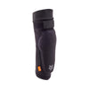 Fox Racing Launch Elbow Guard Mountain Bike (Youth) front angle view in Blk SKU 33837-001-OS. Elbow | Available at BTO Sports