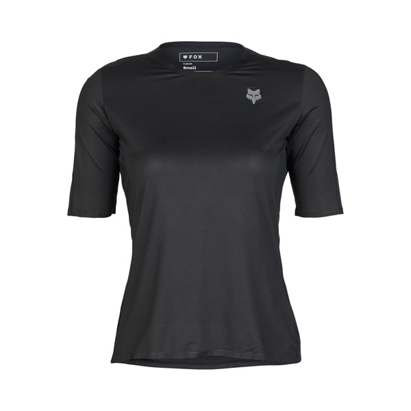 Product image of Fox Racing - Flexair Ascent Short Sleeve Jersey (MTB) (Womens) SKU:35891-001-XS | Sizes: SM–XL | Designed for Mountain Bike, BMX and E-Bike riders | Available at BTO Sports