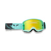 front view of Main Kairos Goggle in Turquoise with mirrored lens | Available at BTO Sports.