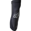 Fox Racing Enduro Knee Guard Mountain Bike front angle view in Blk sizes XS, SM, MD, LG, XL, 2X SKU 38041-001-XS. Knee & Shin | Available at BTO Sports