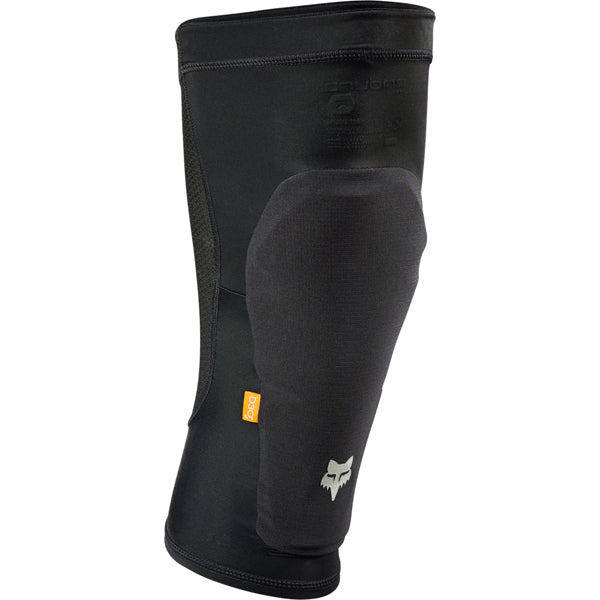 Fox Racing Enduro Knee Sleeve Mountain Bike front angle view in Blk sizes XS, SM, MD, LG, XL, 2X SKU 38043-001-XS. Knee & Shin | Available at BTO Sports