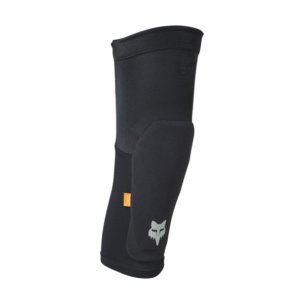 Fox Racing Enduro Knee Sleeve Mountain Bike (Youth) front angle view in Blk SKU 38045-001-OS. Knee & Shin | Available at BTO Sports