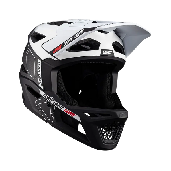Studio product image of Leatt, Gravity 6.0 Carbon V25 Helmet (MTB) Mountain Bike in White, Colors: Glow, Stealth, White, Sizes: LG, MD, SM, XL