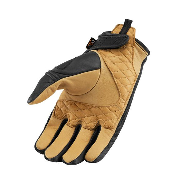 Product image of Icon axys glove palm motocross gloves showing fit, construction, and colorway | Available at BTO Sports