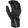 Product image of klim adventure gtx glove black motocross gloves showing fit, construction, and colorway | Available at BTO Sports
