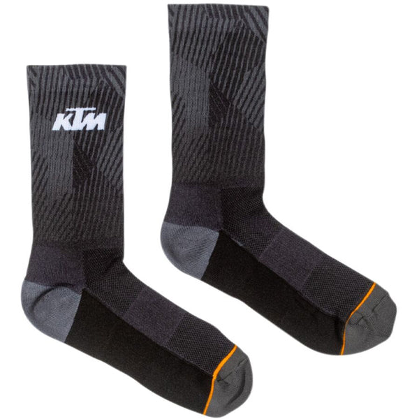 Front angle image of KTM - Racetech Crew Socks showing design and details | Available at BTO Sports