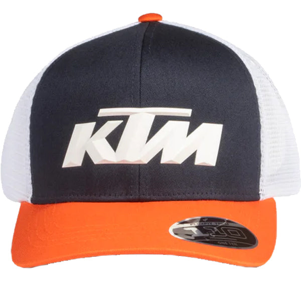 Product image of KTM - KTM Logo Trucker Cap showing design and details | Available at BTO Sports
