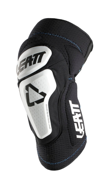 Product photo showing Leatt, Knee Guard 3DF 6.0 in White/ Black, Colors: Black, Fuel/ Black, White/ Black, Sizes: 2-2, SKU: 5018400492