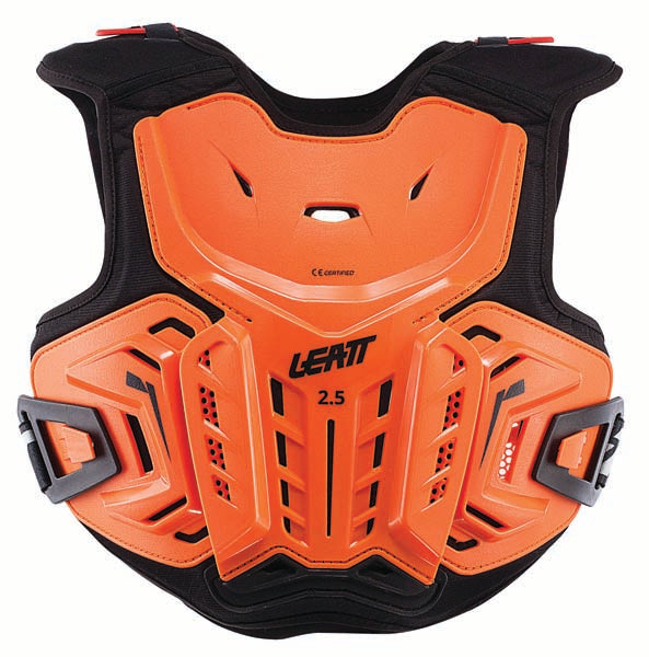 Product image of Leatt, 2.5 Junior Chest Protector in Lime/Blue, Colors: Lime/Blue, Orange/Black, Sizes: Y-LG/Y-XL, Y-SM/Y-MD, SKU: 5017120141