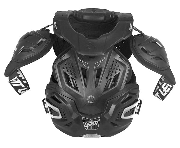 Image showing Leatt, Fusion 3.0 Vest in Black, Colors: Black, White, Sizes: 2-2, SKU: 1015400100