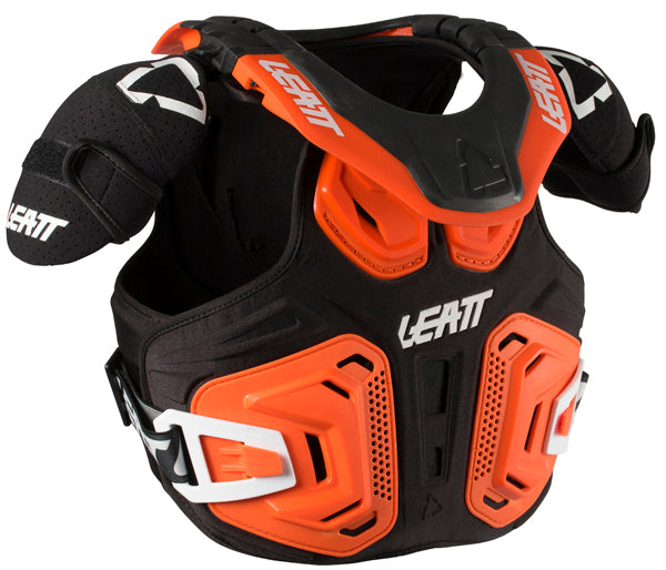 Detailed product image of Leatt, Fusion Vest 2.0 Junior (Youth) in Orange, Colors: Black, Orange, Sizes: 2-2