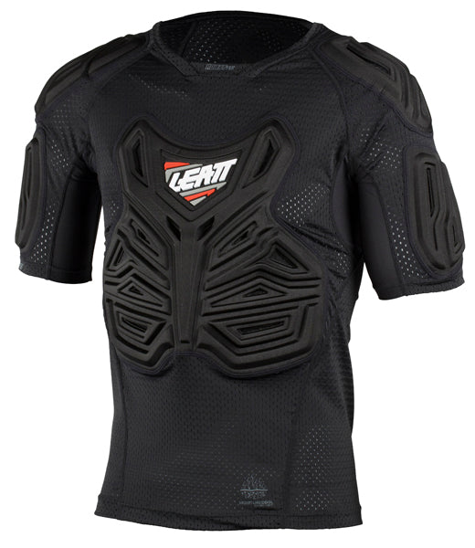 Product photo showing Leatt, Roost Tee in L/XL, Colors: 2XL, L/XL, S/M, Sizes: Black, SKU: 5018304202