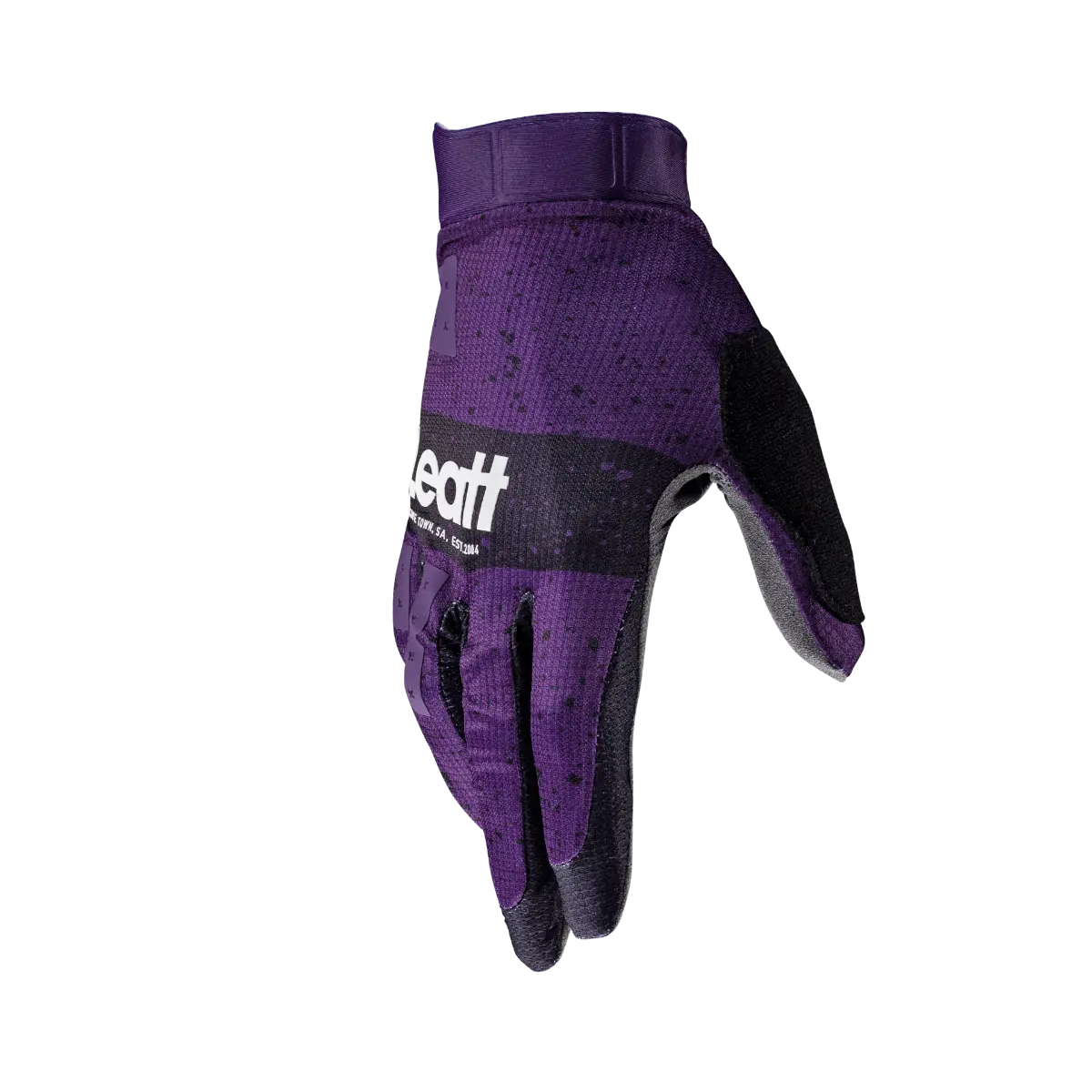 Detailed product image of Leatt, GripR 1.0 Glove (MTB) Mountain Bike in Stealth, Colors: Desert, Pistachio, Rust, Stealth, Velvet, White, Sizes: LG, MD, SM, XL, SKU: 6024150381