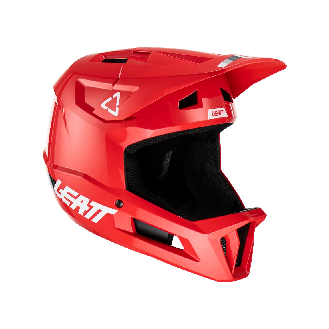 Product photo showing Leatt, Gravity 1.0 Helmet (Youth) (MTB) Mountain Bike, Colors: Black, Fire, Mojito, Sizes: 2-2