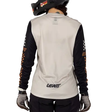 Product photo showing Leatt, Enduro 4.0 Jersey Womens (MTB) Mountain Bike in Mint, Colors: Cream, Lagoon, Mint, Sizes: 2-2, SKU: 5025107683
