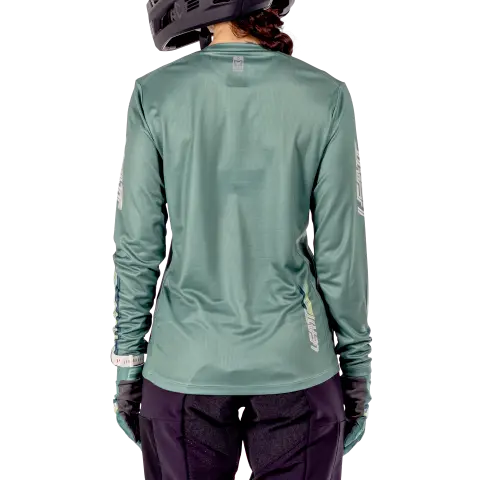 Product image of Leatt, Enduro 4.0 Jersey Womens (MTB) Mountain Bike in Cream, Colors: Cream, Lagoon, Mint, Sizes: 2-2, SKU: 5025107683