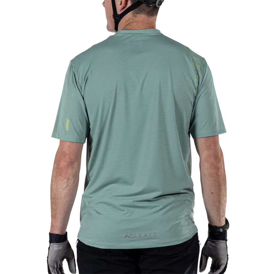 Studio product image of Leatt, Trail X-Flow Jersey (MTB) Mountain Bike in Black, Colors: Black, Cream, Neon, Pistachio, Sizes: 2-3, SKU: 5025103960