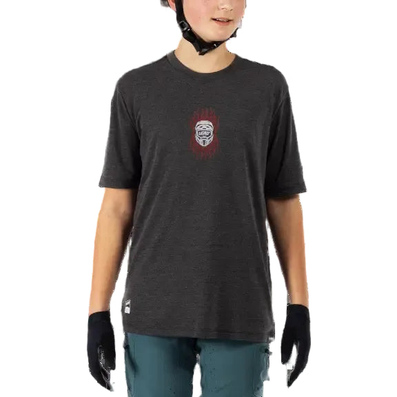 Studio product image of Leatt, AllMtn 2.0 Jersey (MTB) Mountain Bike (Youth) in Black, Colors: Black, Teal, Sizes: Y-LG, Y-MD, Y-SM, Y-XL