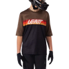 Studio product image of Leatt, Enduro 3.0 Jersey (Youth) (MTB) Mountain Bike in Rust, Colors: Black, Pistachio, Rust, Sizes: Y-LG, Y-MD, Y-SM, Y-XL, SKU: 5025108422