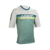 Image showing Leatt, Enduro 3.0 Jersey (Youth) (MTB) Mountain Bike in Pistachio, Colors: Black, Pistachio, Rust, Sizes: Y-LG, Y-MD, Y-SM, Y-XL, SKU: 5025108422
