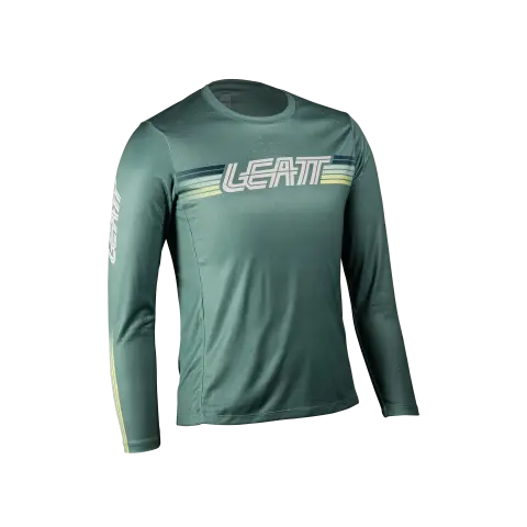Product photo showing Leatt, Enduro 4.0 Jersey Womens (MTB) Mountain Bike in Lagoon, Colors: Cream, Lagoon, Mint, Sizes: 2-2, SKU: 5025107683