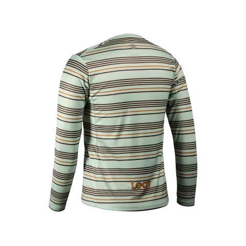 Studio product image of Leatt, Enduro 4.0 Jersey Womens (MTB) Mountain Bike in Lagoon, Colors: Cream, Lagoon, Mint, Sizes: 2-2, SKU: 5025107683