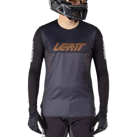 Product image of Leatt, Gravity 5.0 Jersey (MTB) Mountain Bike in Teal, Colors: Black, Mojito, Teal, White, Sizes: 2-3, SKU: 5025010540