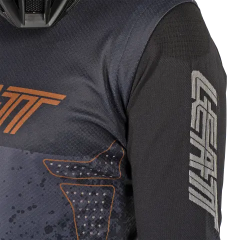 Studio product image of Leatt, Gravity 5.0 Jersey (MTB) Mountain Bike in Teal, Colors: Black, Mojito, Teal, White, Sizes: 2-3, SKU: 5025010540