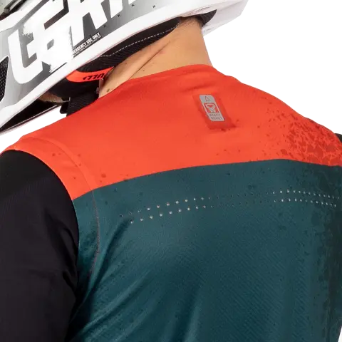 Detailed product image of Leatt, Gravity 5.0 Jersey (MTB) Mountain Bike in Mojito, Colors: Black, Mojito, Teal, White, Sizes: 2-3, SKU: 5025010540