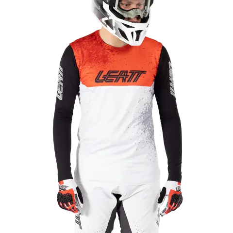Studio product image of Leatt, Gravity 5.0 Jersey (MTB) Mountain Bike in Black, Colors: Black, Mojito, Teal, White, Sizes: 2-3, SKU: 5025010540