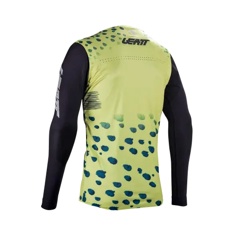 Image showing Leatt, Gravity 5.0 Jersey (MTB) Mountain Bike in Black, Colors: Black, Mojito, Teal, White, Sizes: 2-3, SKU: 5025010540