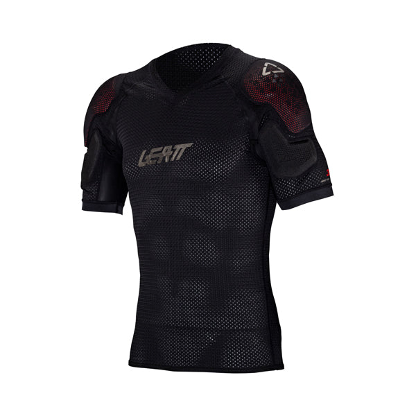 Product image of Leatt, 3DF AirFit Lite Evo Shoulder Tee in Black, Sizes: 2-2, SKU: 5025202463