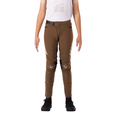 Product photo showing Leatt, Gravity 4.0 Pant (Youth) (MTB) Mountain Bike in Loam, Sizes: Y-LG, Y-MD, Y-SM, Y-XL, SKU: 5025108581
