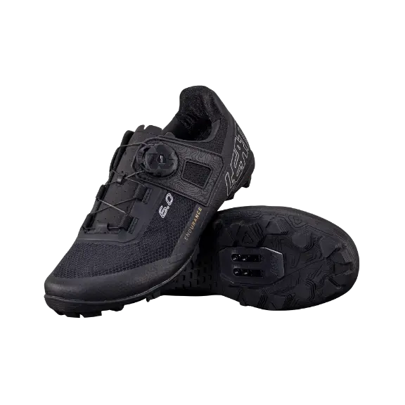 Detailed product image of Leatt, ProClip Endurance 6.0 Shoe in Black, Colors: Black, White, Sizes: 6-115, SKU: 3025106204