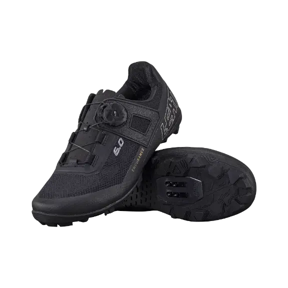 Studio product image of Leatt, ProClip 6.0 Endurance Shoe (MTB) Mountain Bike (Womens) in Black, Colors: Black, White, Sizes: 6-95, SKU: 3025108264
