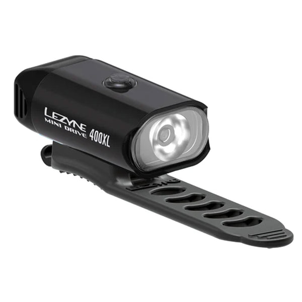 Lezyne - Mini Drive Front Light (MTB) - Black Gloss - Mini Drive 400 - SKU: 1-LED-24F-V204