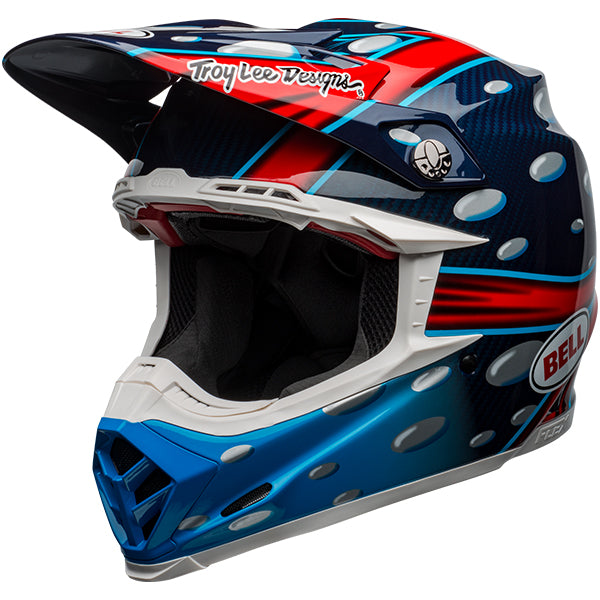 Bell Helmets Bell - Moto 9 Flex Mcgrath Replica Helmet off-road motocross helmet, showing aerodynamic shell design, ventilation ports, and secure retention system built for rider comfort and protection. SKU 07123871.