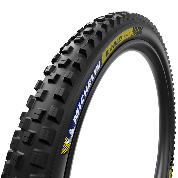 Michelin - E-Wild Rear Racing Line 27.5" Rear Tire (MTB) - Black/Dark - 2.6" - SKU: 42478
