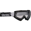 Product image of Moose Racing qualifier agroid goggle stealth motocross goggles showing frame design, lens style, and colorway