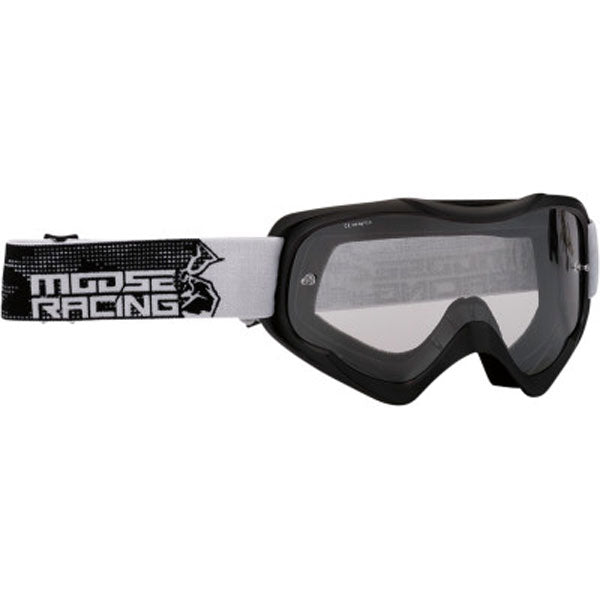 Product image of Moose Racing qualifier agroid goggle stealth motocross goggles showing frame design, lens style, and colorway