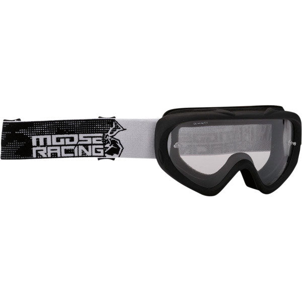 Product image of Moose Racing qualifier agroid goggle youth stealth motocross goggles showing frame design, lens style, and colorway