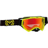 Product image of Moose Racing xcr pro star goggle hiviz yellow motocross goggles showing frame design, lens style, and colorway